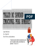 Taller de Sanidad Emocional para Hombres