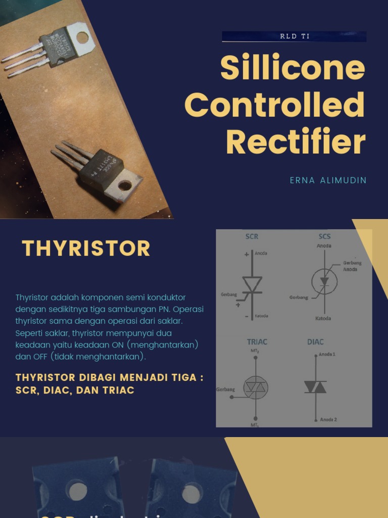 Sillicone Controlled Rectifier: Komponen Elektronika | PDF