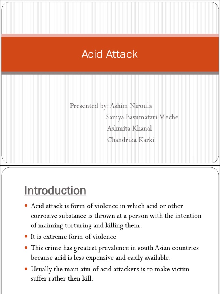 Understanding Acid Attacks in Nepal | PDF | Crime & Violence | Crimes