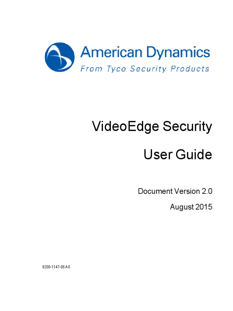 VideoEdge v46 v47 Hardening Guide | PDF | Public Key Certificate ...