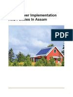 Project Report - SOLAR - NE INDIA ASSAM