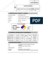 SPRAY AFLOJATODO ZK 90 - Compañia Industrial Vistony - FDS