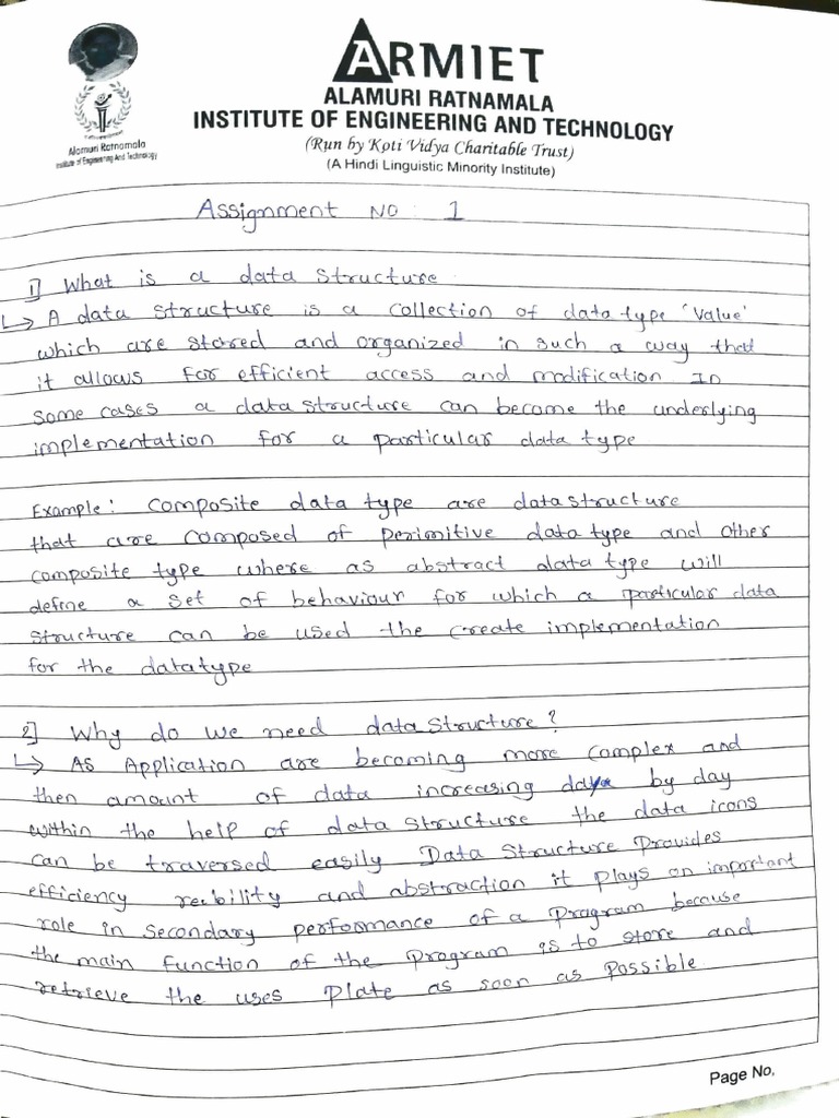 DS - Assignment 1 | PDF