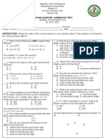 Final Grade 10 Summative Test Q2