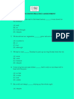 Conjunctions Practice Assignment A