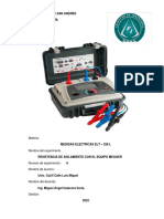 Resistencia de Aislamiento