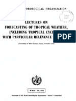 WMO - Forecasting of Tropical Weather Including Tropical Cyclones (1976)