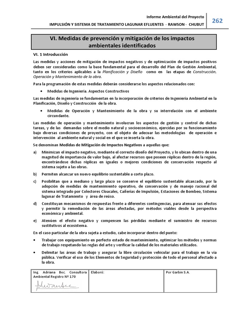 Medidas de Mitigación Ambiental en Rawson | PDF | Suelo | Entorno natural