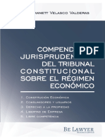 Compendio Jurisprudencia TC Regimen Economico - Velasco Valderas