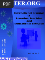 Vol 19 No 5 May 2020 | PDF | Pedagogy | Teachers