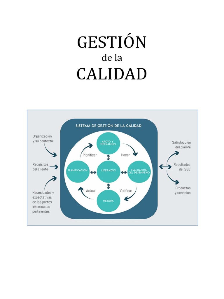 Gestión de la Calidad: Historia y Principios | PDF | Calidad (comercial ...