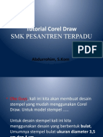 Tutorial Corel Draw - Membuat Stempel