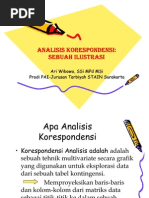 Download Analisis Korespondensi - Sebuah Contoh Kasus by Nurul Binti Madiutama SN58734594 doc pdf