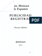 Publicidad Registral - Luis Moisset de Espanés