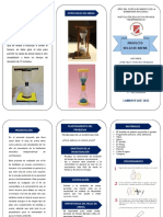 Triptico Del Proyecto de Reloj de Arena