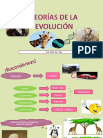 3 Teorías de La Evolución.