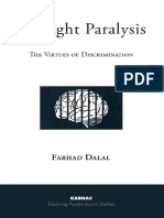 (Exploring Psycho-Social Studies) Farhad Dalal - Thought Paralysis - The Virtues of Discrimination (2011, Karnac Books)