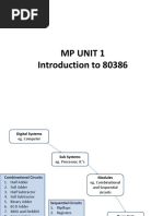 MP Unit 1 Introduction To 80386