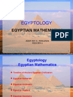 Egyptology: Egyptian Mathematics