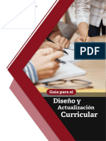 Guía para El Diseño y Actualización Curricular Del Pregrado de La UNMSM