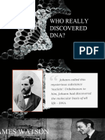 Who Really Discovered Dna?