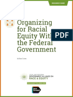 Organizing For Racial Equity Within The Federal Government: Resource Guide