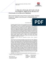 Desigualdades Educativas Derivadas Del Covid-19 Desde Una Perspectiva Feminista. Análisis de Los Discursos de Profesionales de La Educación Madrileña