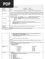 Course Package Part A: Course Specification