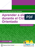 Actividades - Elección y Rendimiento Escolar