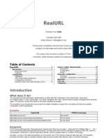 Realurl Manual