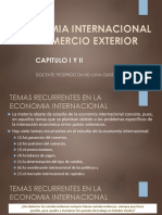 Temas recurrentes economía internacional