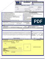 Formato I5 Servcio Militar Nacional