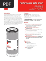 Performance Data Sheet: Nanonet™ Fuel Filter