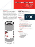 Performance Data Sheet: Nanonet™ Fuel Filter