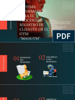 Sistema Informatico para El Proceso de Registro de Clientes en El GYM "Maggym"