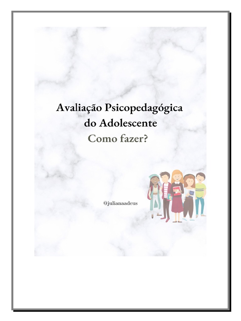 MODELO ANAMNESE - CRIANÇA E ADOLESCENTE - Laís Almeida Alves