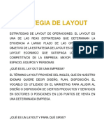 Estrategias de Layout de Operaciones