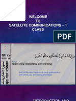 Week 1 Intro To Satcom, Orbit and History