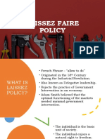 Laissez Faire Policy