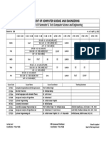 IV Sem B. Tech CSE Time Table 2021-22 Spring Wef Apr 11