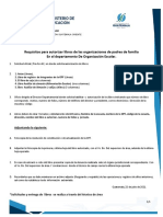 Requisitos para Autorizar Libros de OPF 2022