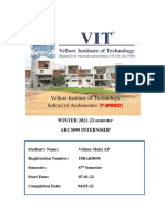 VIT Architecture Internship Report