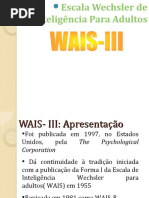 WASI INSTRUÇÕES PARA APLICAÇÃO E PONTUAÇÃO Alunos | PDF | Quociente de ...