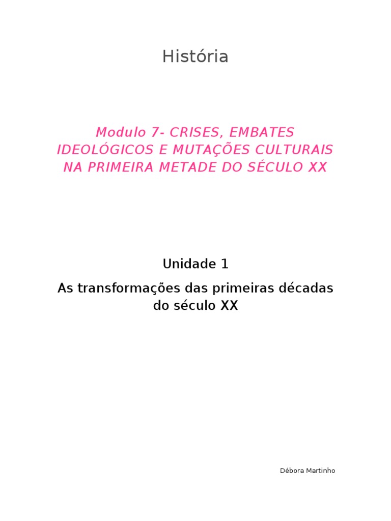 Modulo 7 | PDF