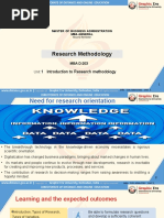 Research Methodology UNIT 1