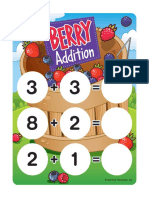 Bucket of Berries Math Game