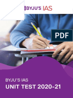 Byju'S Ias: Unit Test