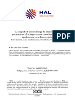 A Simplified Methodology To Identify Material Parameters of A Hyperelasto-Visco-Hysteresis Model: Application To A Fluoro-Elastomer