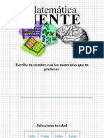 Carpeta Matemáticas