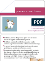 Principii de Prevenire A Cariei Dentare